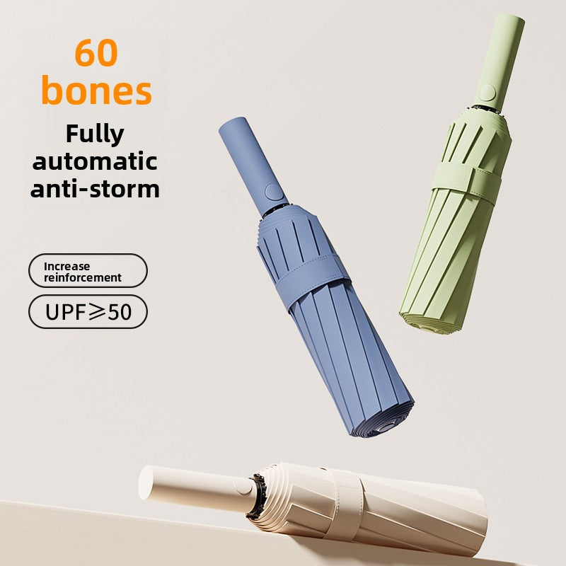 Automatic Folding Umbrella with UV Protection