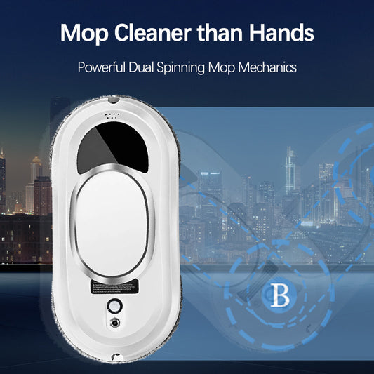 Automatic Glass Cleaning Robot with High Suction