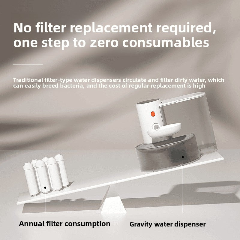 Automatic Gravity Flow Pet Water Dispenser