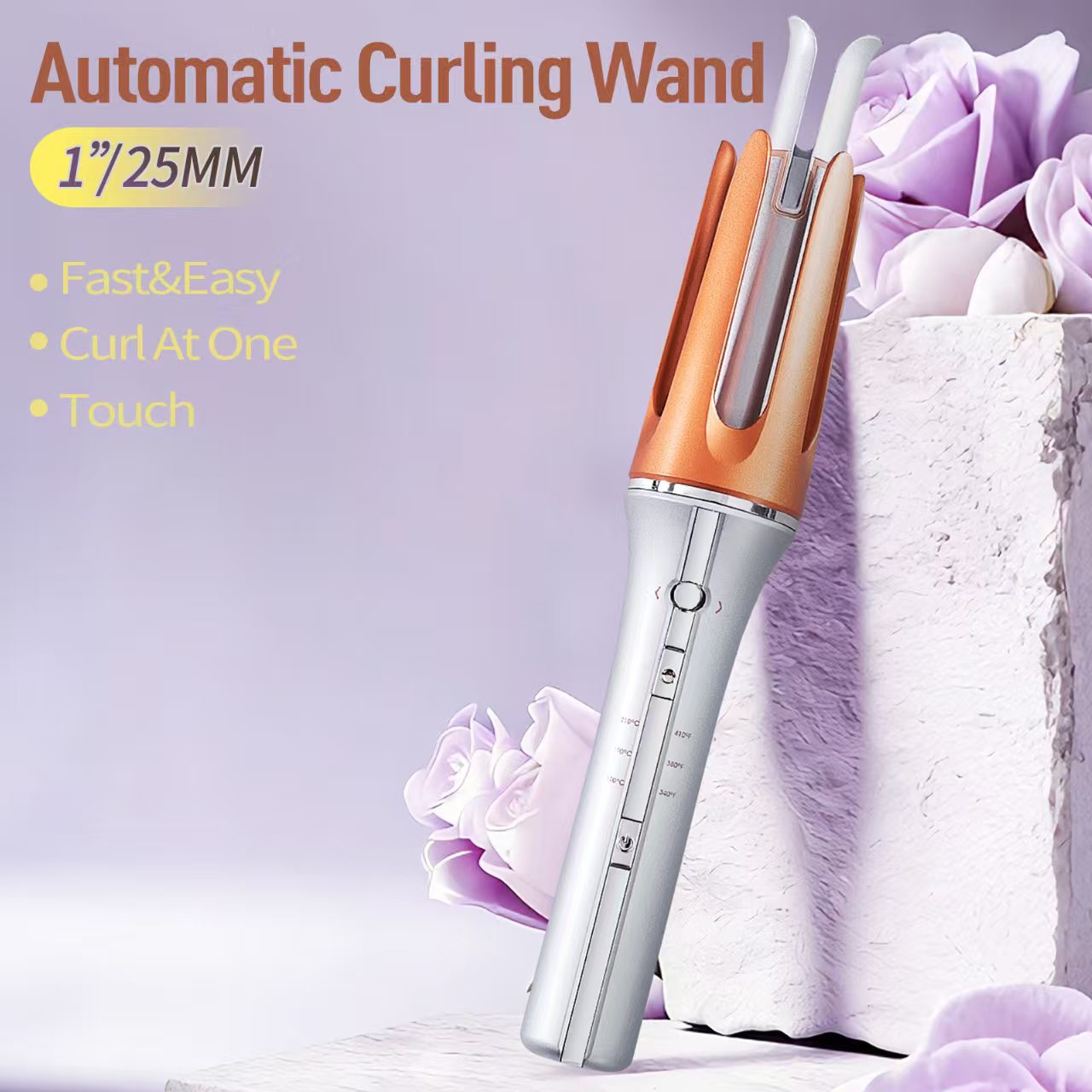 Automatic Hair Curler with Negative Ion Technology
