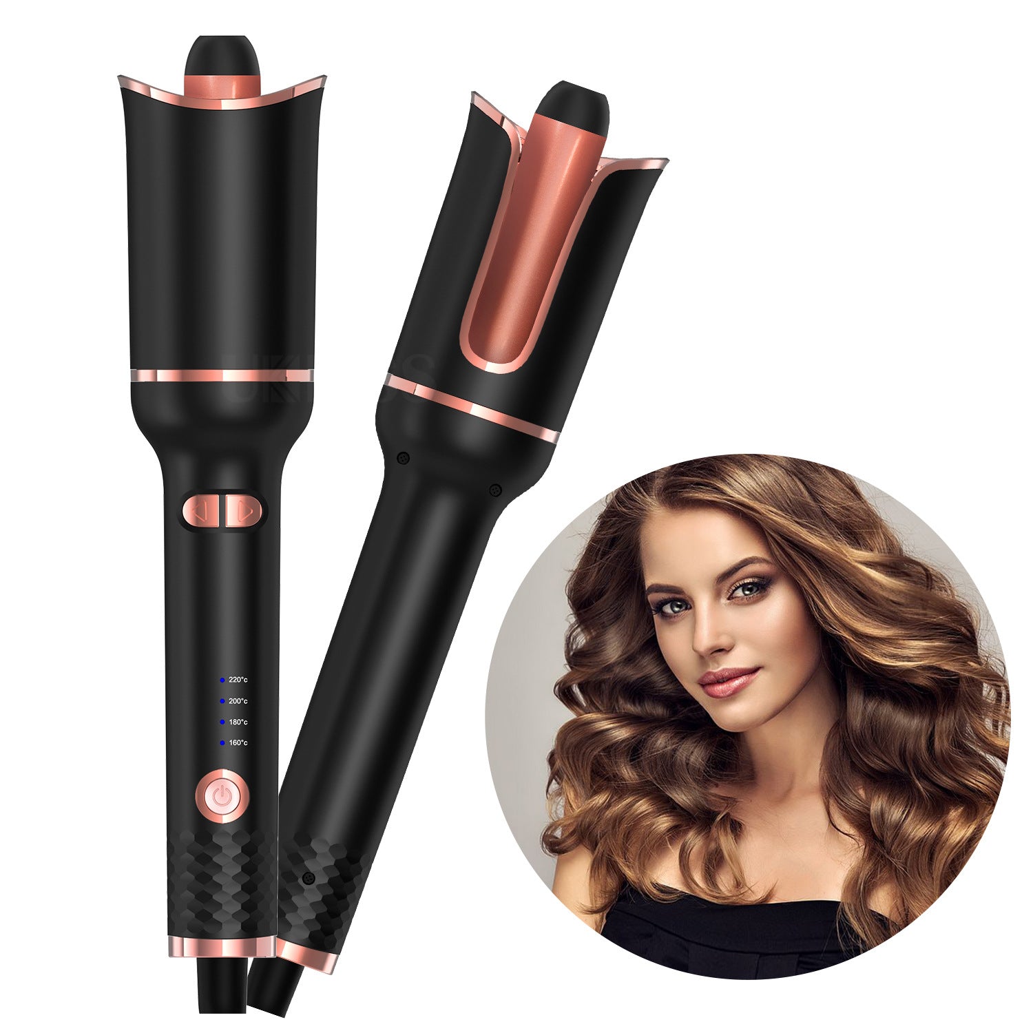 Automatic Hair Curling Iron with Digital Display
