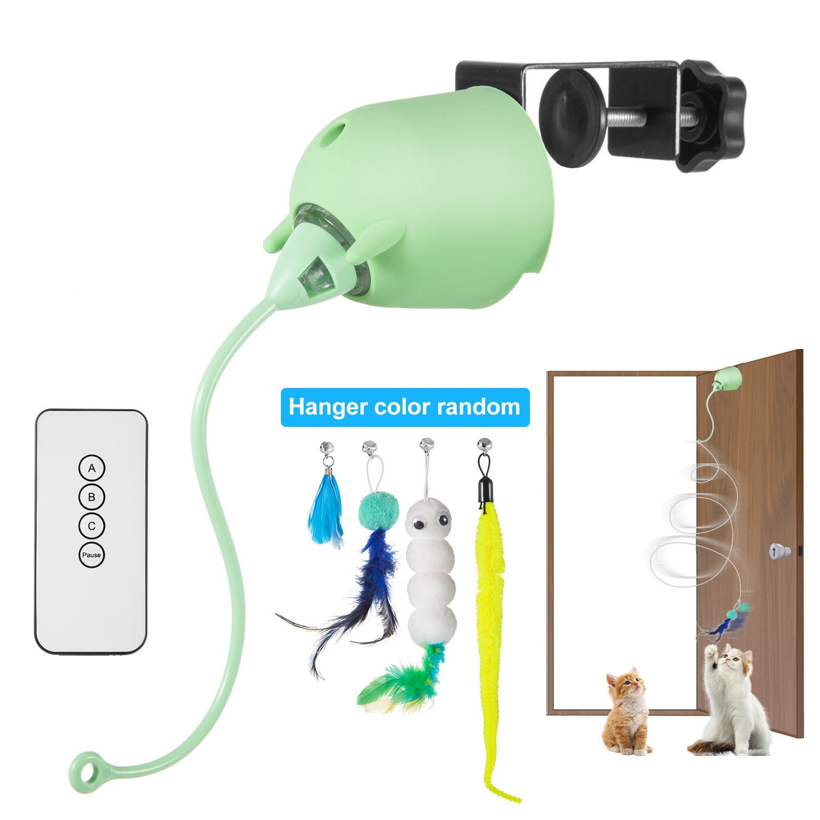 Automatic Hanging Cat Teaser Toy