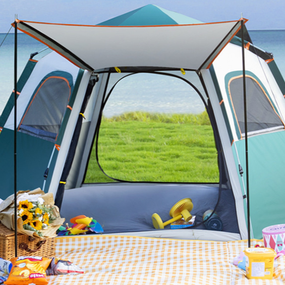 Automatic Hexagonal Camping Tent
