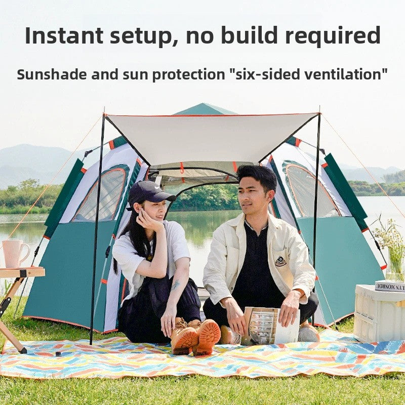 Automatic Hexagonal Camping Tent