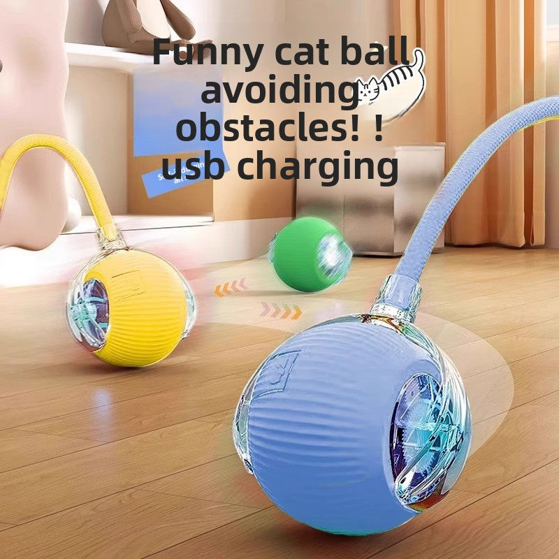 Automatic Interactive Cat Toy Ball with Sound
