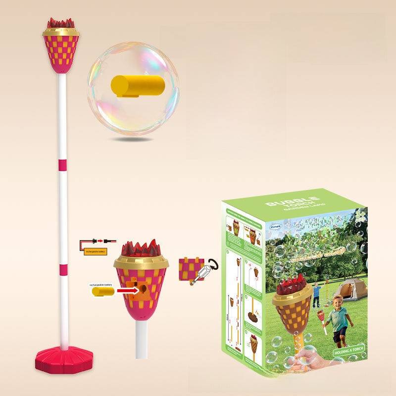 Automatic LED Bubble Blowing Machine for Outdoor Garden
