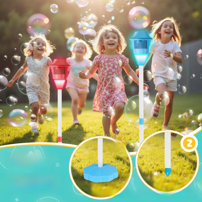 Automatic LED Bubble Blowing Machine for Outdoor Garden