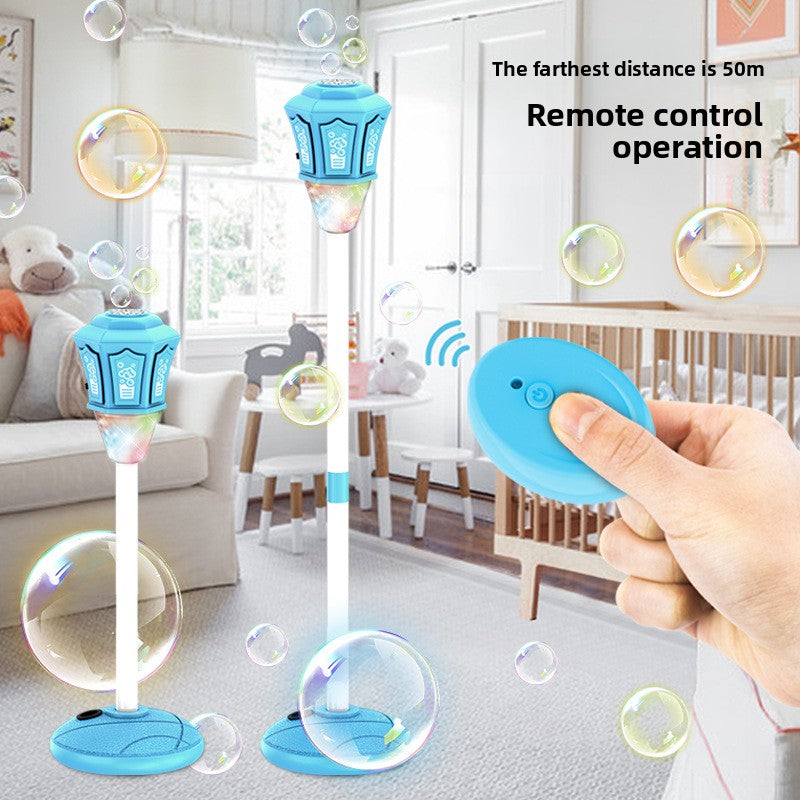 Automatic LED Music Bubble Machine