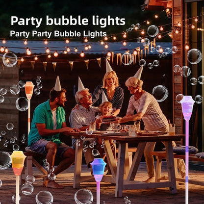 Automatic LED Music Bubble Machine