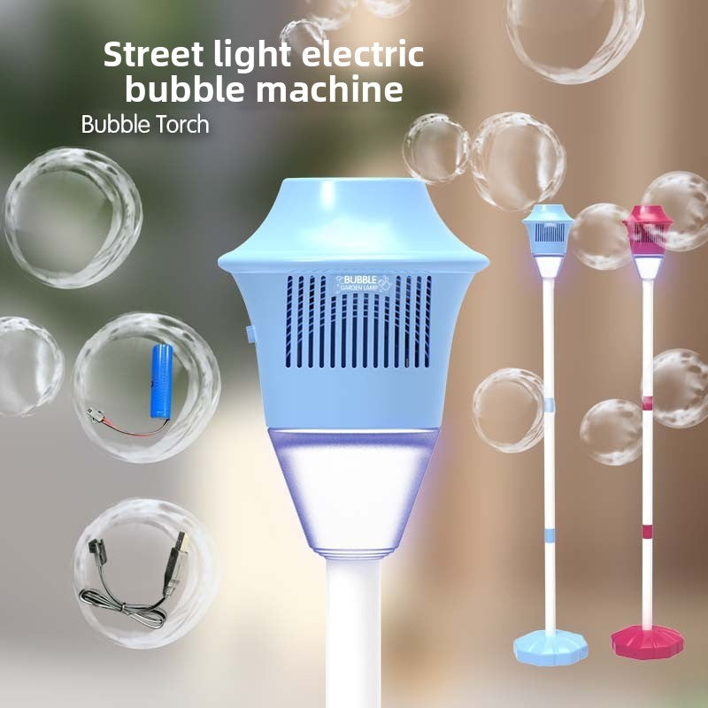 Automatic LED Music Bubble Machine
