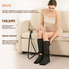 Black heated air wave leg beauty device