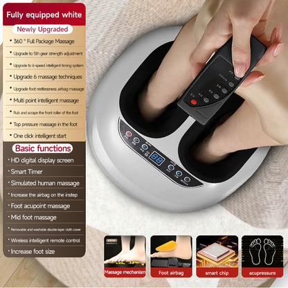 Automatic Leg Foot Massager with Heat Compression