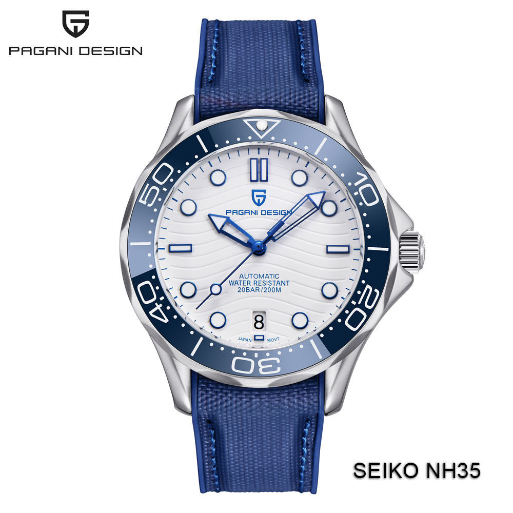 Automatic Mechanical Sports Watch with Luminous Display