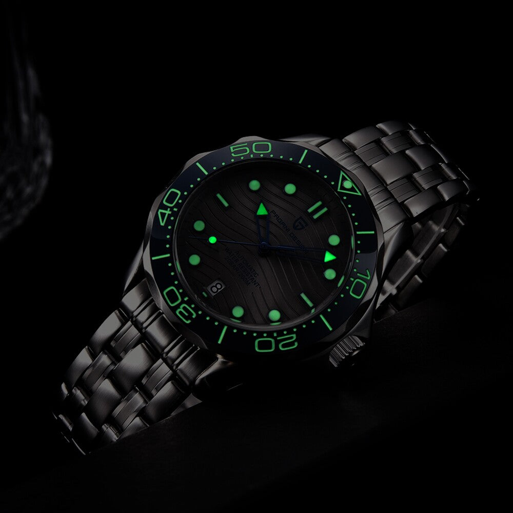 Automatic Mechanical Sports Watch with Luminous Display