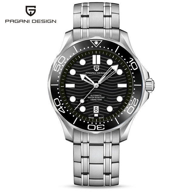 Automatic Mechanical Sports Watch with Luminous Display