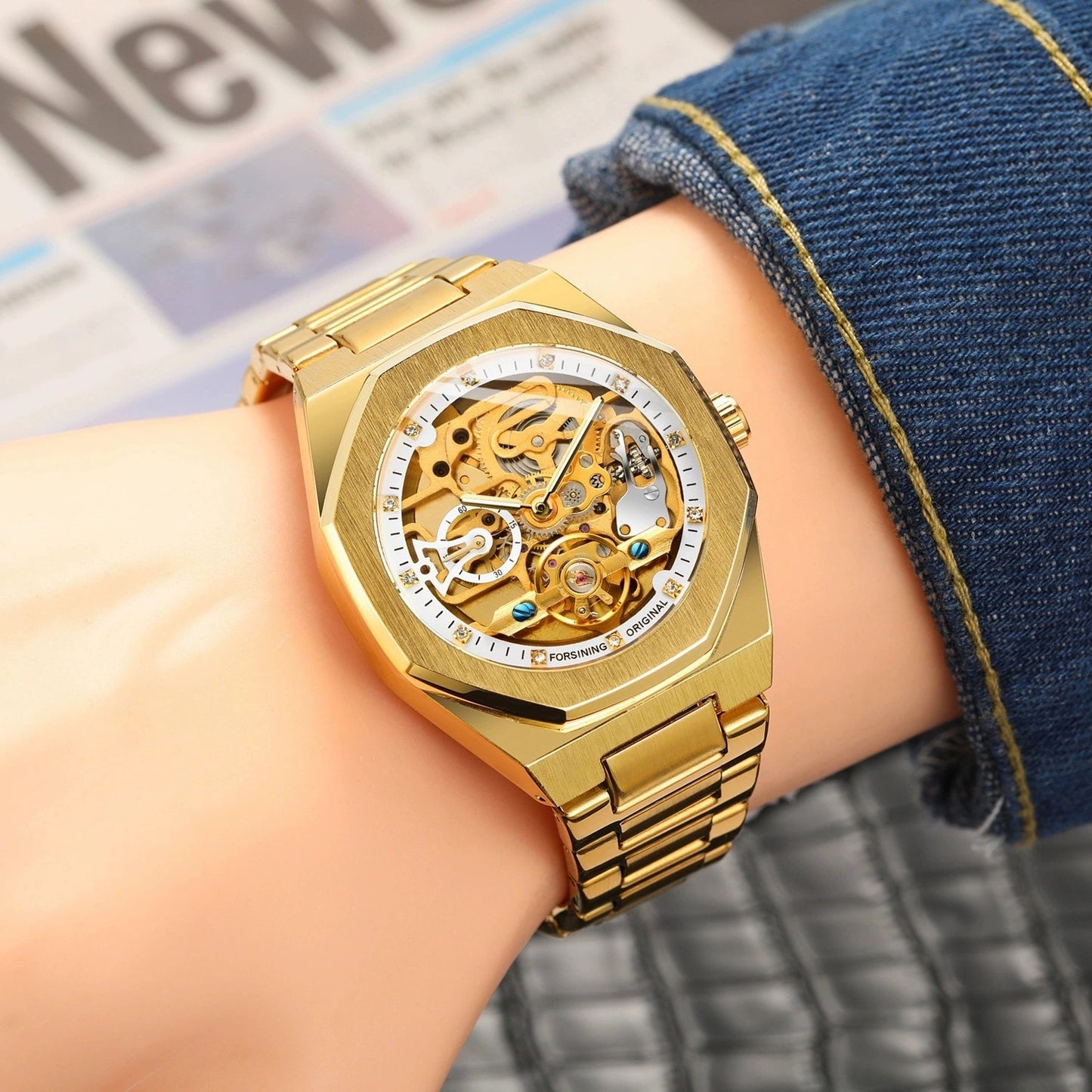 Automatic Mechanical Tourbillon Watch