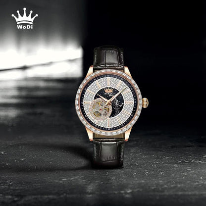Automatic Mechanical Watch with Diamond