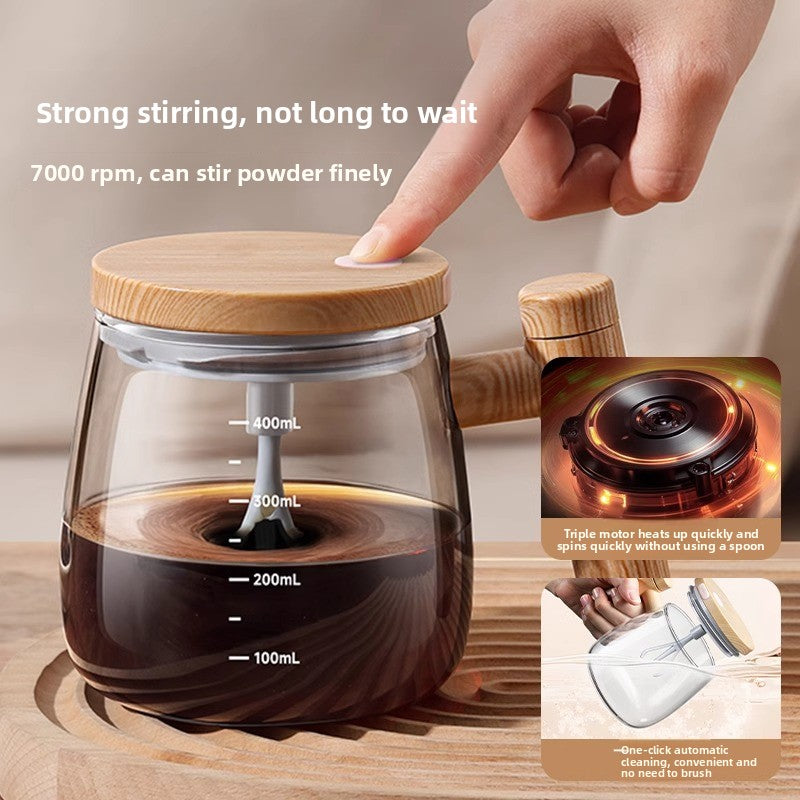 Automatic mixing cup electric coffee cup