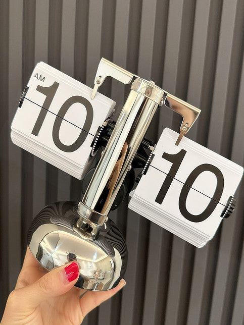 Automatic Page Turning Desk Clock