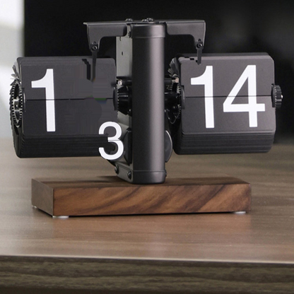 Automatic Page Turning Desk Clock
