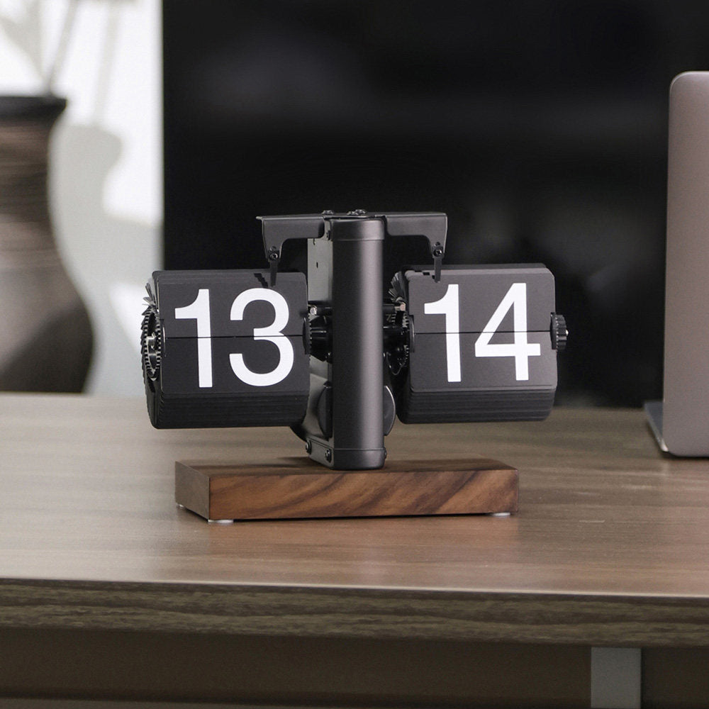 Automatic Page Turning Desk Clock