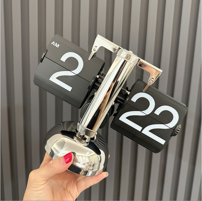 Automatic Page Turning Desk Clock
