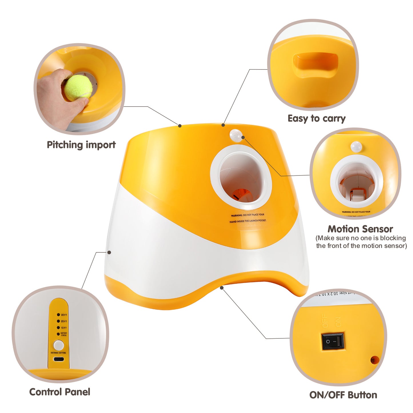 Automatic Pet Ball Launcher