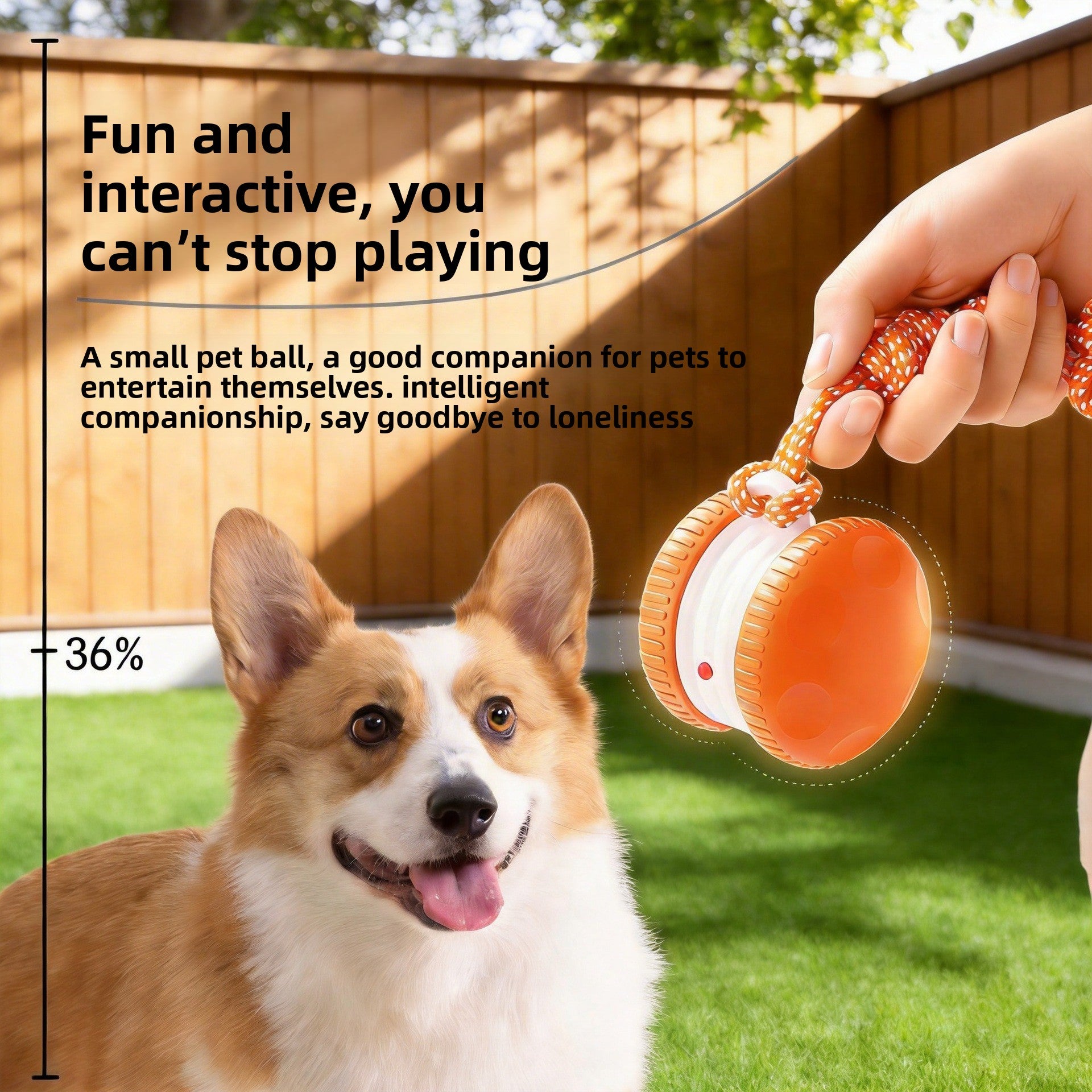 Automatic Pet Ball Launcher with Sound Effects