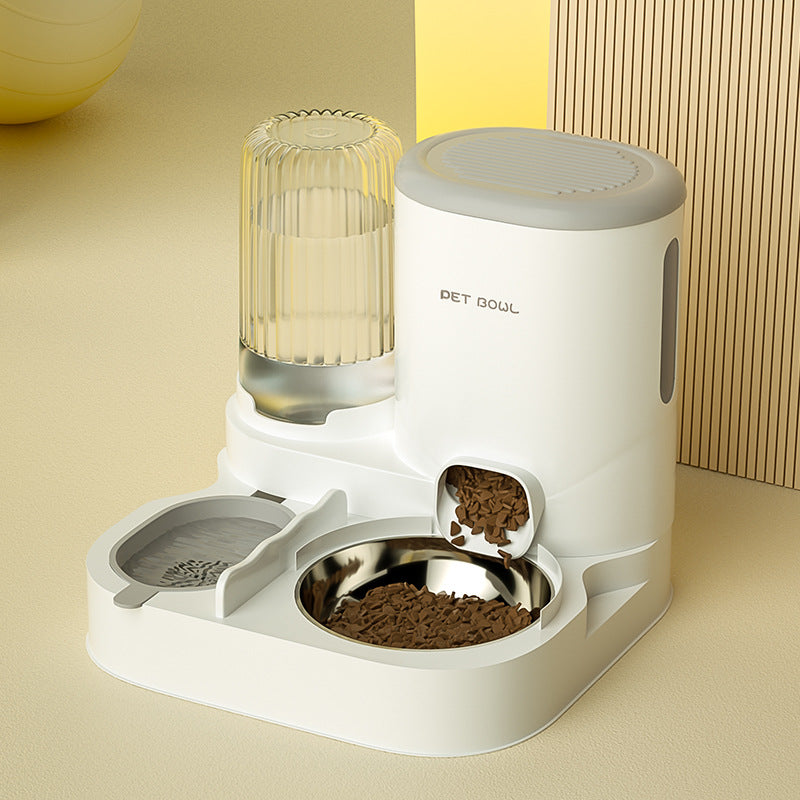Automatic Pet Feeder and Waterer Bowl