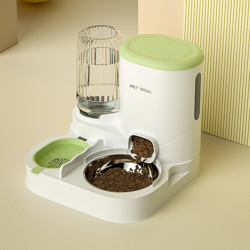 Automatic Pet Feeder and Waterer Bowl