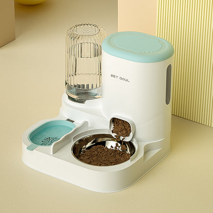 Automatic Pet Feeder and Waterer Bowl