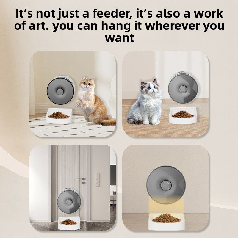 Automatic Pet Feeder Smart Timed WiFi Wall Mounted