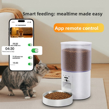 Automatic Pet Feeder with Camera and Timer