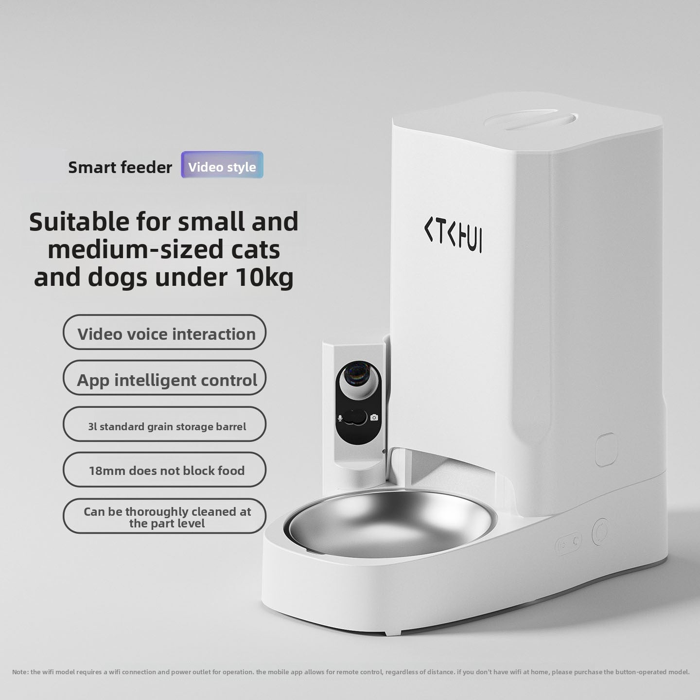 Automatic Pet Feeder with Camera
