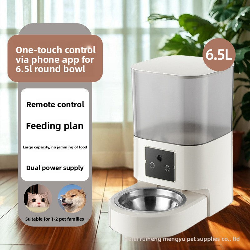 Automatic Pet Feeder with Smart Timer and Camera