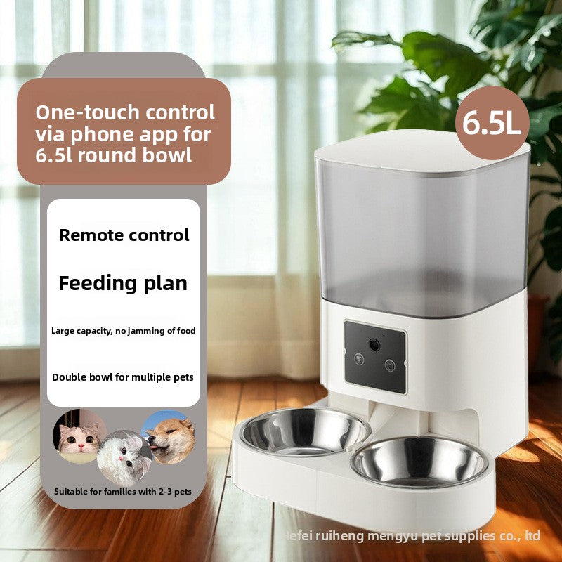 Automatic Pet Feeder with Smart Timer and Camera
