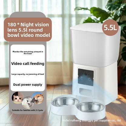 Automatic Pet Feeder with Smart Timer and Camera