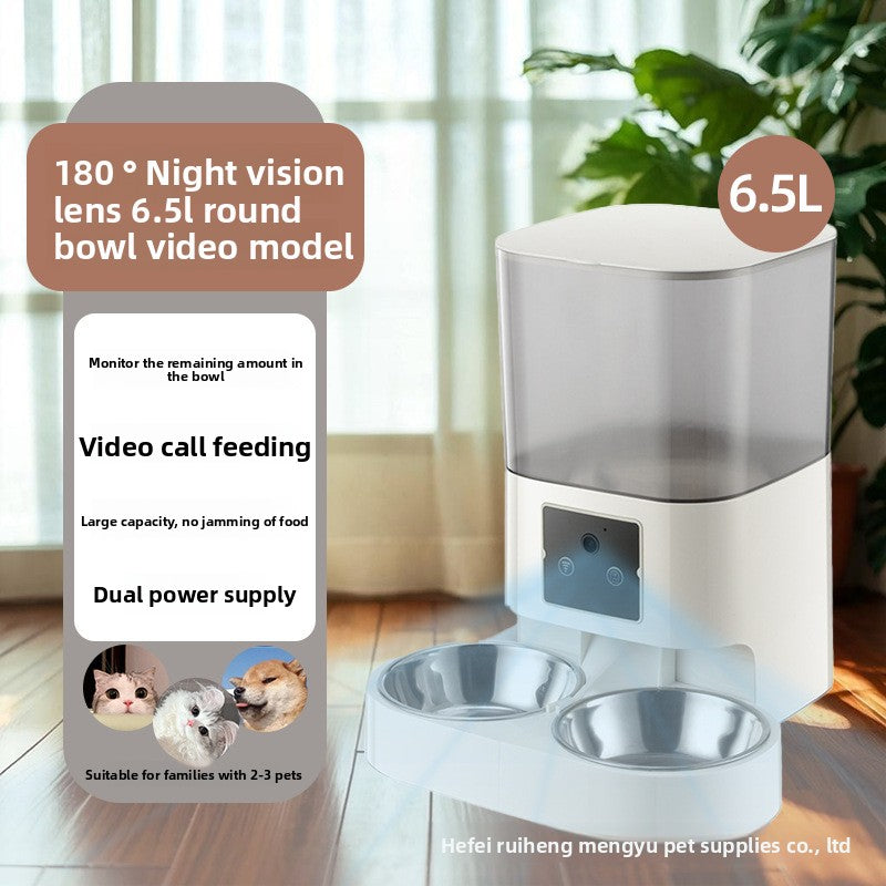 Automatic Pet Feeder with Smart Timer and Camera