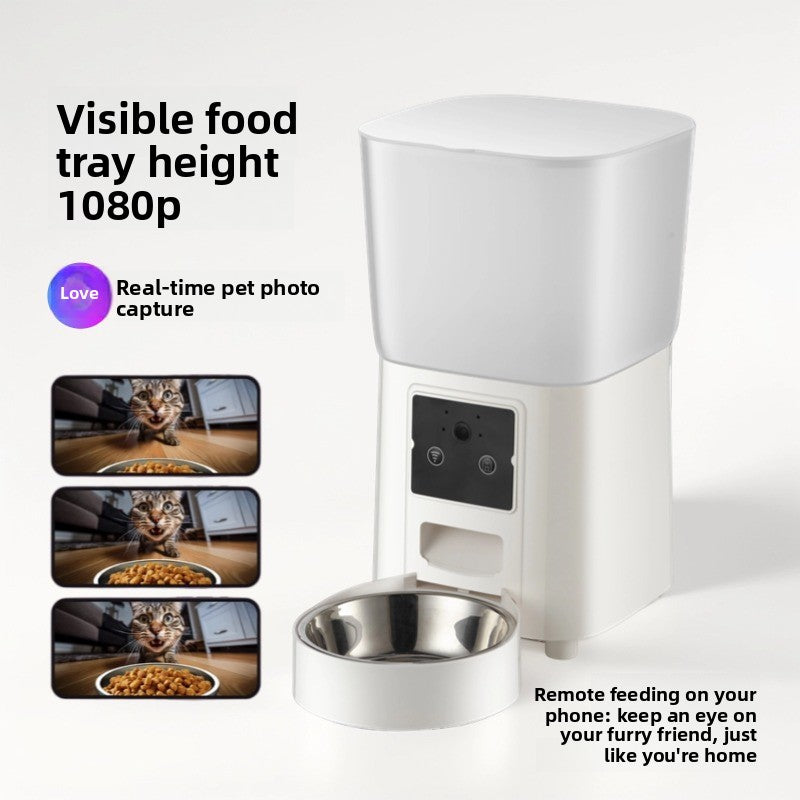 Automatic Pet Feeder with Smart Timer and Camera