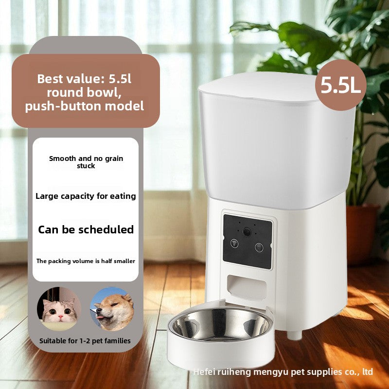 Automatic Pet Feeder with Smart Timer and Camera