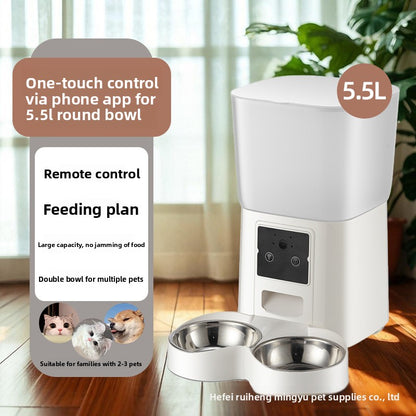 Automatic Pet Feeder with Smart Timer and Camera