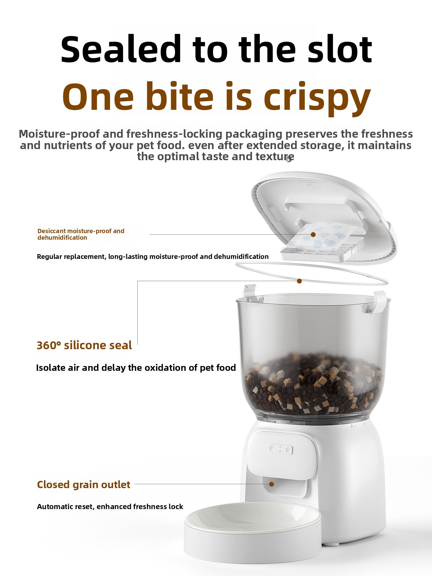 Automatic Pet Feeder with Timer and WiFi Control