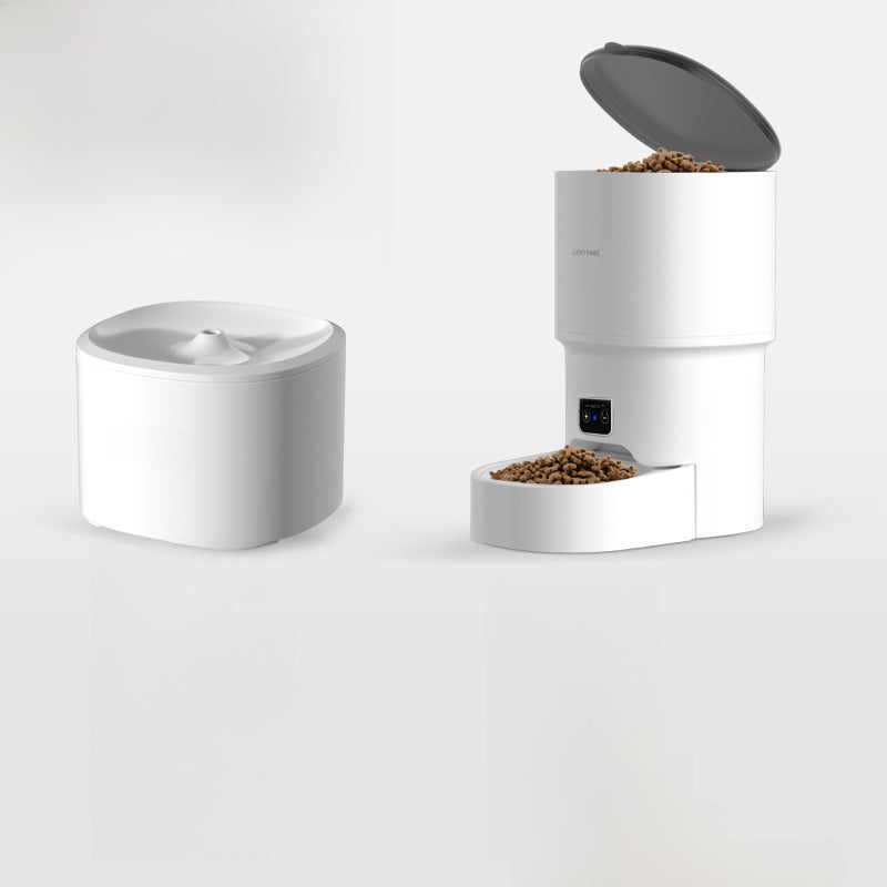 Automatic Pet Feeder with Water Dispenser Remote Control