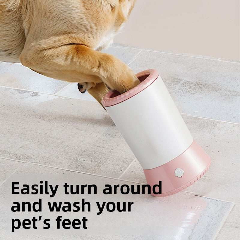 Automatic Pet Paw Cleaning Cup with Soft Bristles