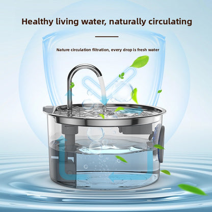 Automatic Pet Water Dispenser Stainless Steel 3.2L