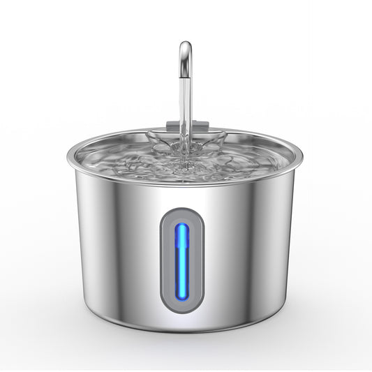 Automatic Pet Water Dispenser Stainless Steel Fountain