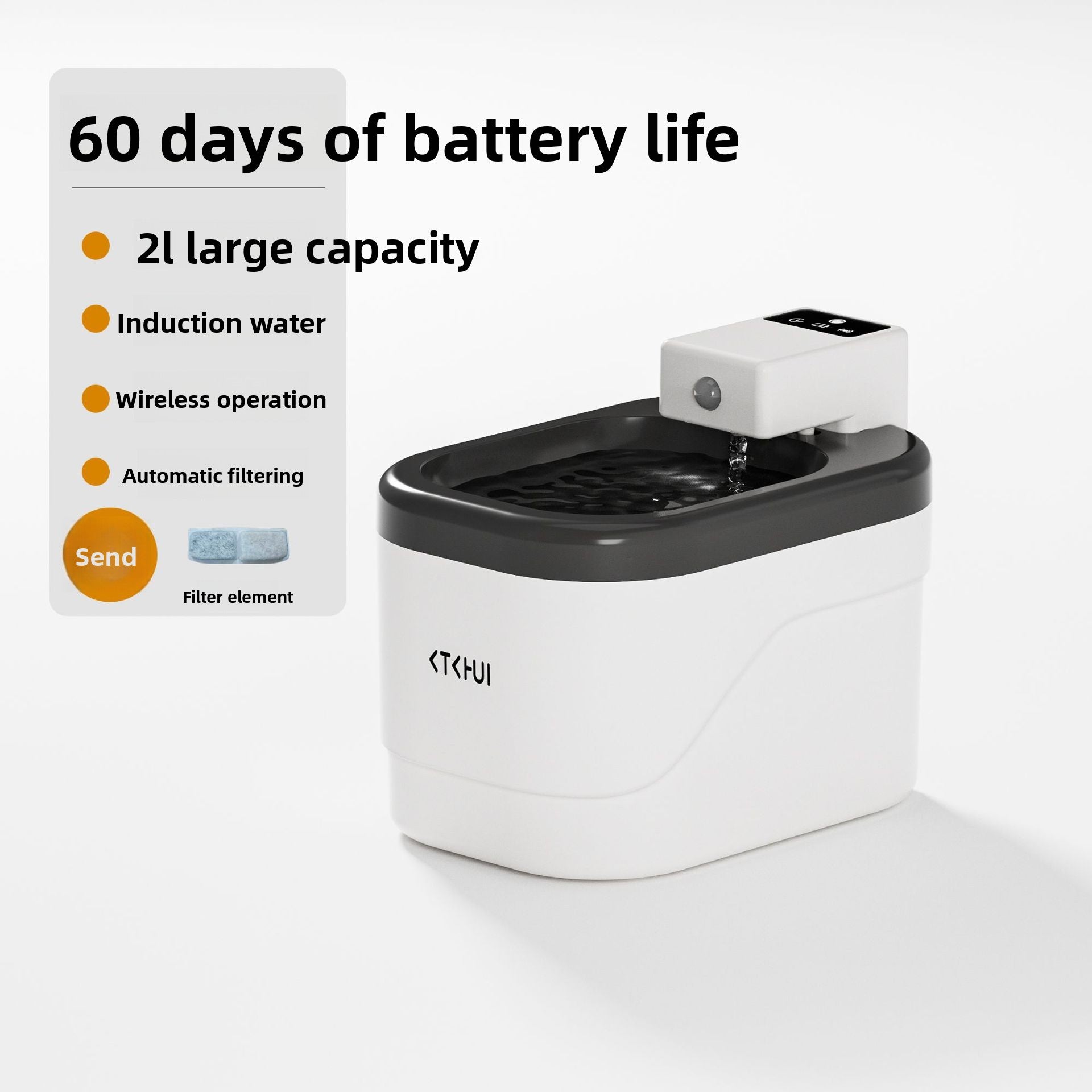 Automatic Pet Water Dispenser with Smart Sensor