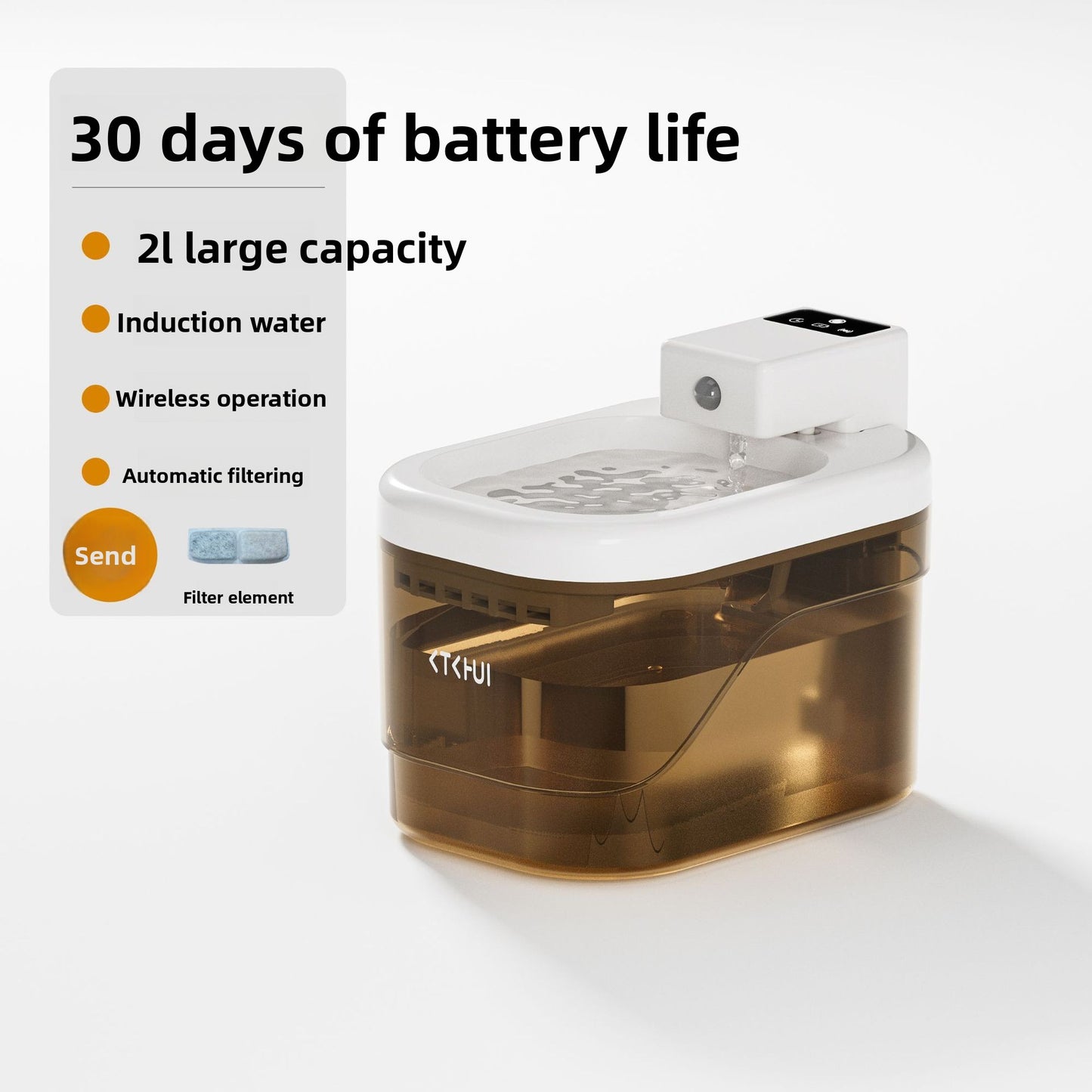 Automatic Pet Water Dispenser with Smart Sensor