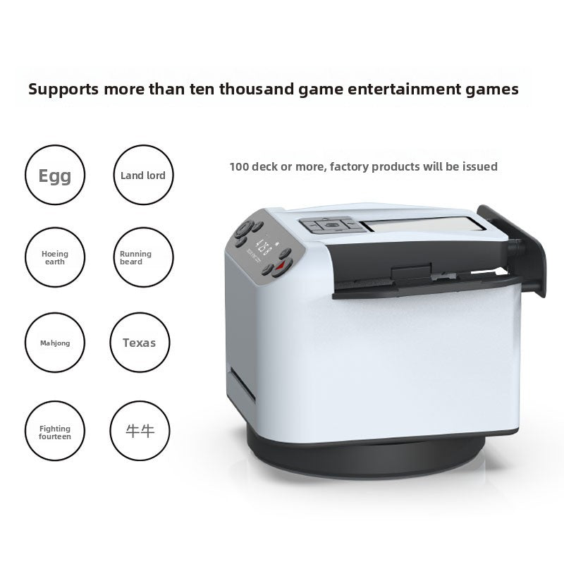 Automatic Poker Card Dealing and Shuffling Machine