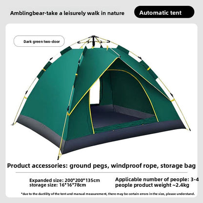 Automatic Pop Up Camping Tent